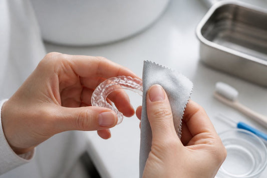 Retainer richtig pflegen bei Kratzern
